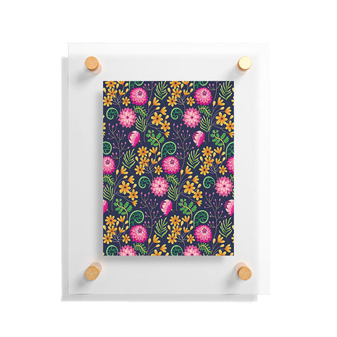 Pimlada Phuapradit Dahlia and fern Floating Acrylic Print