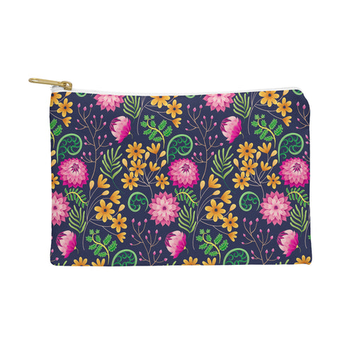 Pimlada Phuapradit Dahlia and fern Pouch