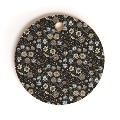 Pimlada Phuapradit Dark Pilosella Cutting Board Round