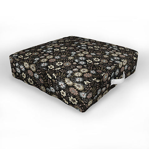 Pimlada Phuapradit Dark Pilosella Outdoor Floor Cushion