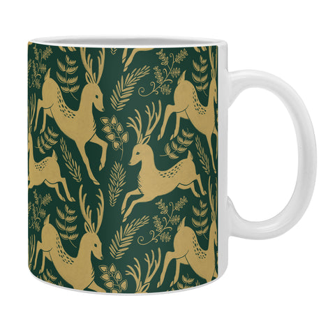 Pimlada Phuapradit Deer and fir branches 1 Coffee Mug