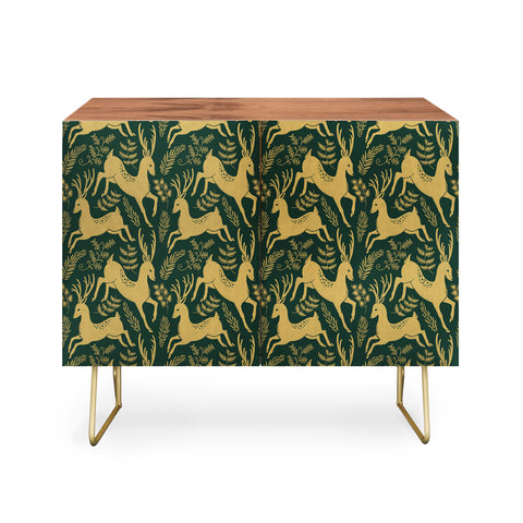 Pimlada Phuapradit Deer and fir branches 1 Credenza