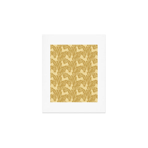 Pimlada Phuapradit Deer and fir branches 2 Art Print