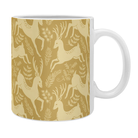 Pimlada Phuapradit Deer and fir branches 2 Coffee Mug