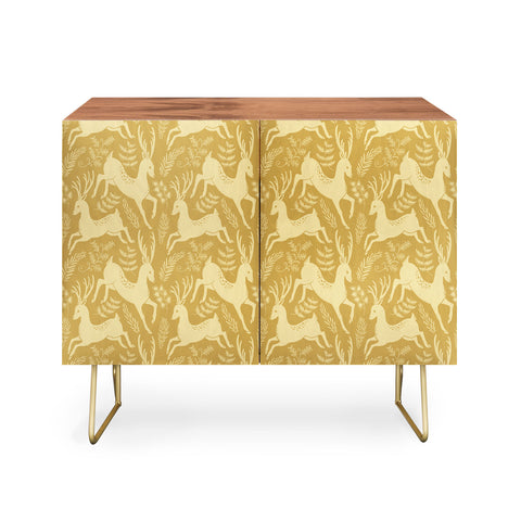Pimlada Phuapradit Deer and fir branches 2 Credenza