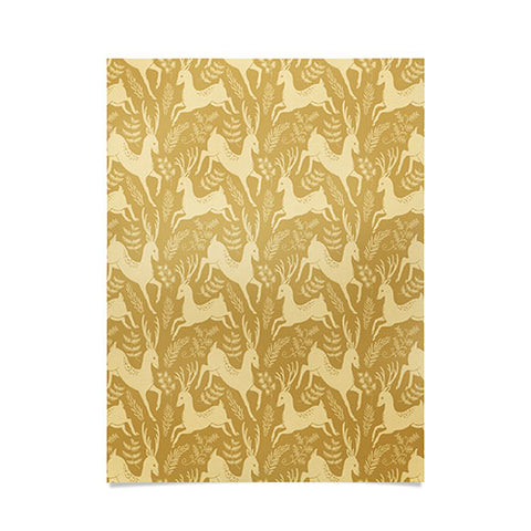 Pimlada Phuapradit Deer and fir branches 2 Poster