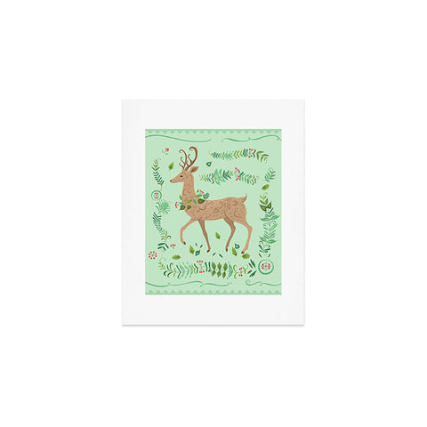 Pimlada Phuapradit Deer and foliage Art Print