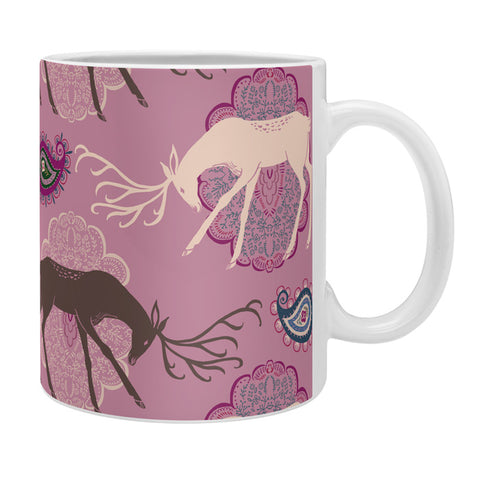 Pimlada Phuapradit Deer silhouette Coffee Mug
