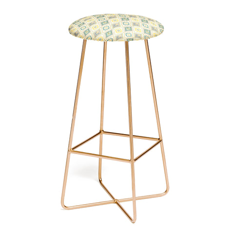 Pimlada Phuapradit Diamond stitch beige Bar Stool