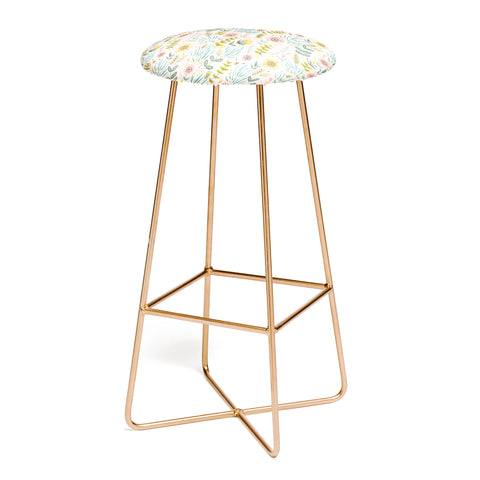 Pimlada Phuapradit Ditsy Floral field Bar Stool