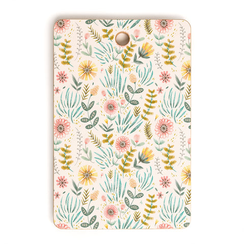 Pimlada Phuapradit Ditsy Floral field Cutting Board Rectangle