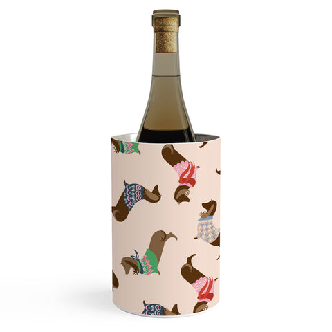 Pimlada Phuapradit Dog Pattern Dachshund Wine Chiller