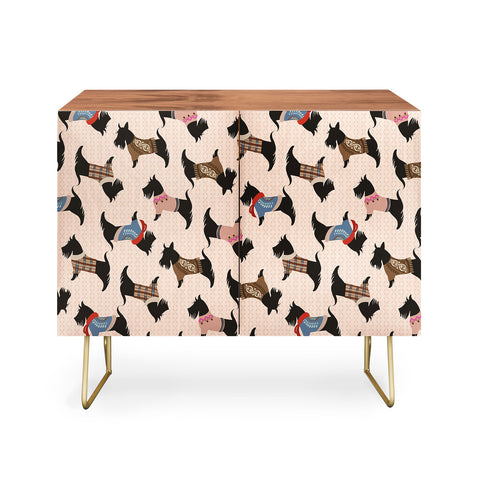 Pimlada Phuapradit Dog Pattern Scottie Credenza