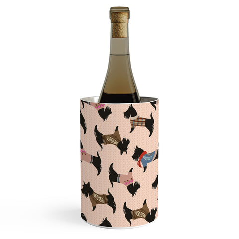 Pimlada Phuapradit Dog Pattern Scottie Wine Chiller