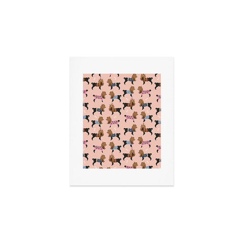 Pimlada Phuapradit Dog Pattern Yorkie Art Print