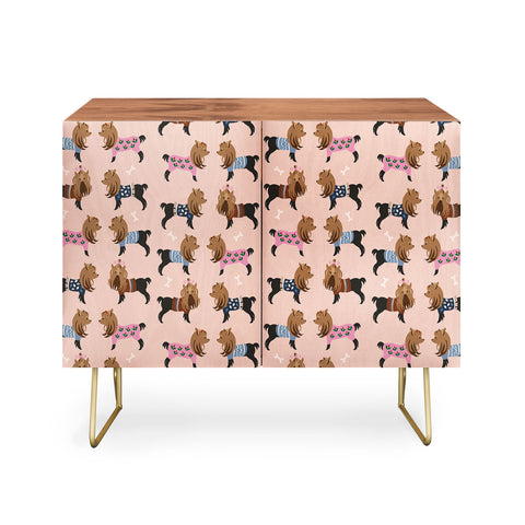 Pimlada Phuapradit Dog Pattern Yorkie Credenza