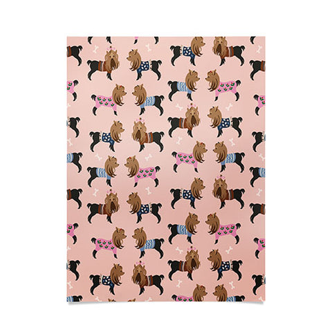 Pimlada Phuapradit Dog Pattern Yorkie Poster