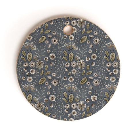 Pimlada Phuapradit Dusty Daisy Cutting Board Round