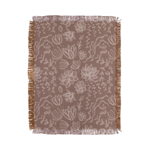 Pimlada Phuapradit Echeveria 2 Throw Blanket