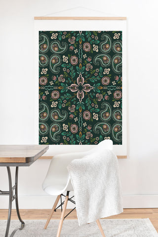 Pimlada Phuapradit Emerald maze Art Print And Hanger