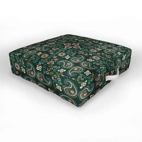 Pimlada Phuapradit Emerald maze Outdoor Floor Cushion
