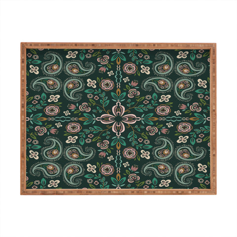 Pimlada Phuapradit Emerald maze Rectangular Tray