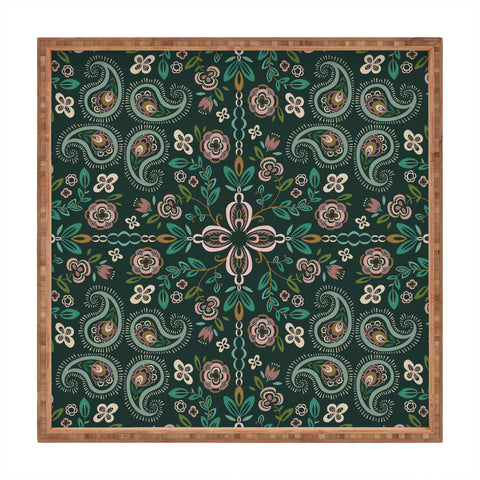 Pimlada Phuapradit Emerald maze Square Tray