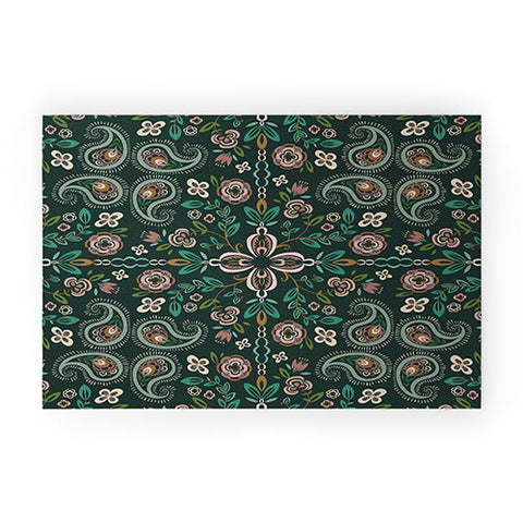 Pimlada Phuapradit Emerald maze Welcome Mat