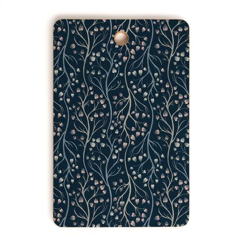 Pimlada Phuapradit Ficus Tree in navy blue Cutting Board Rectangle
