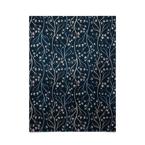 Pimlada Phuapradit Ficus Tree in navy blue Poster