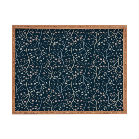 Pimlada Phuapradit Ficus Tree in navy blue Rectangular Tray