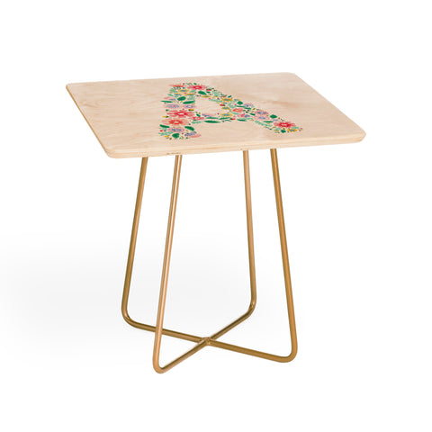 Pimlada Phuapradit Floral Alphabet A Side Table