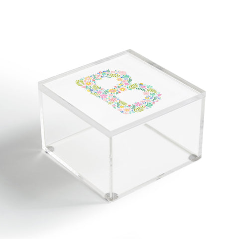 Pimlada Phuapradit Floral Alphabet B Acrylic Box