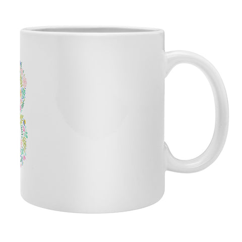 Pimlada Phuapradit Floral Alphabet B Coffee Mug