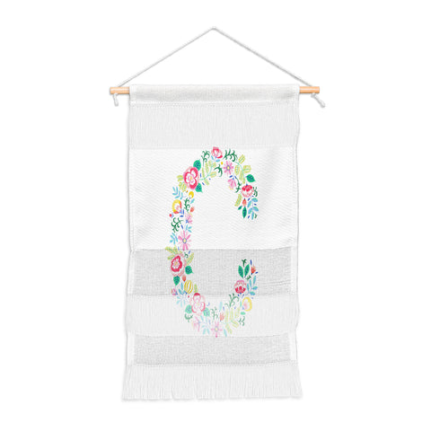 Pimlada Phuapradit Floral Alphabet C Wall Hanging Portrait
