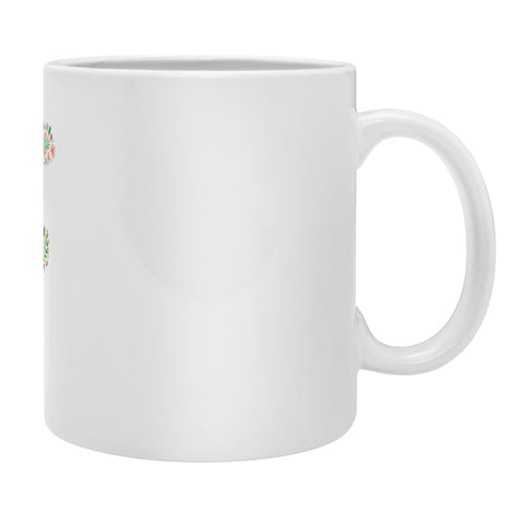 Pimlada Phuapradit Floral Alphabet F Coffee Mug