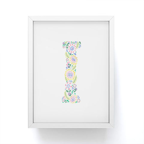 Pimlada Phuapradit Floral Alphabet I Framed Mini Art Print