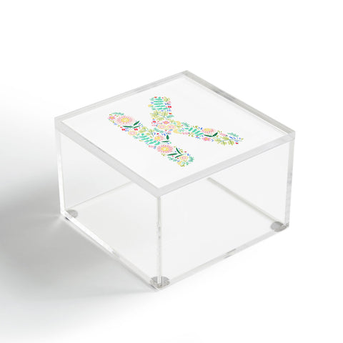 Pimlada Phuapradit Floral Alphabet K Acrylic Box
