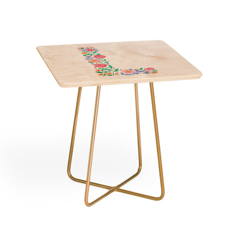 Pimlada Phuapradit Floral Alphabet L Side Table