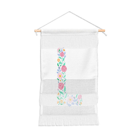 Pimlada Phuapradit Floral Alphabet L Wall Hanging Portrait