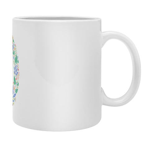 Pimlada Phuapradit Floral Alphabet O Coffee Mug