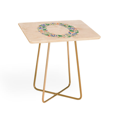 Pimlada Phuapradit Floral Alphabet O Side Table