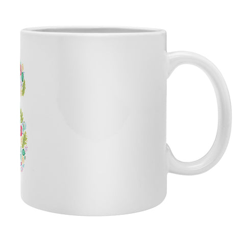 Pimlada Phuapradit Floral Alphabet S Coffee Mug