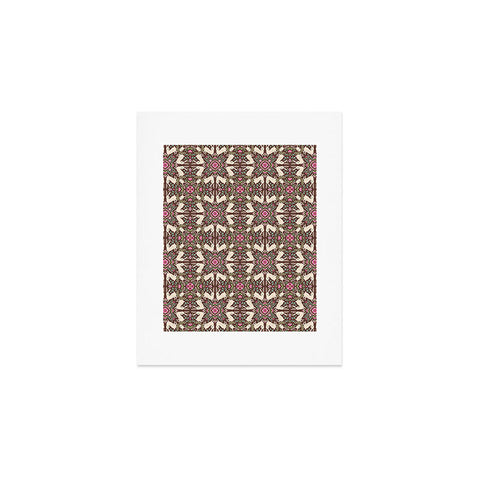 Pimlada Phuapradit Floral Bunny Tile Art Print