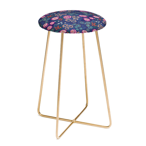 Pimlada Phuapradit Floral Gems Counter Stool