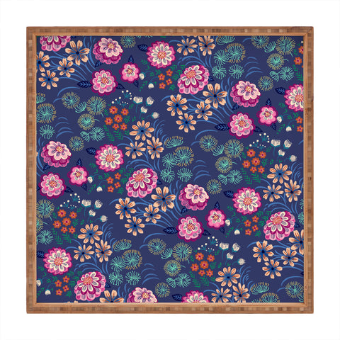 Pimlada Phuapradit Floral Gems Square Tray