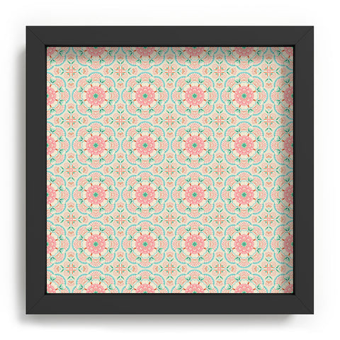 Pimlada Phuapradit Floral Mandala tile Recessed Framing Square