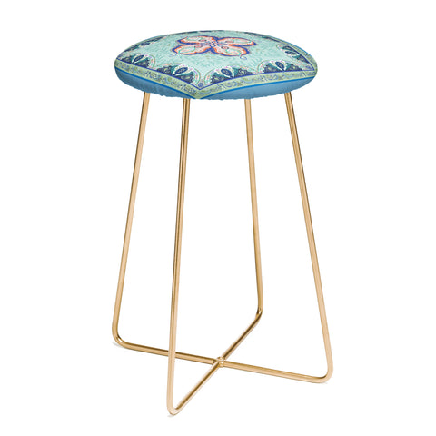 Pimlada Phuapradit Floral Maze 01 Counter Stool