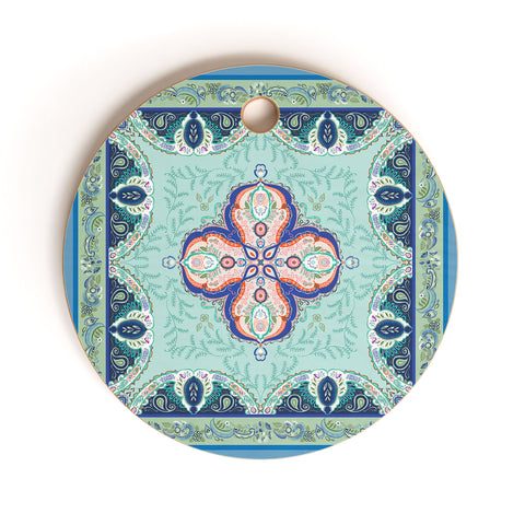 Pimlada Phuapradit Floral Maze 01 Cutting Board Round