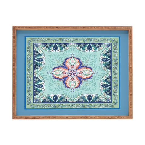 Pimlada Phuapradit Floral Maze 01 Rectangular Tray